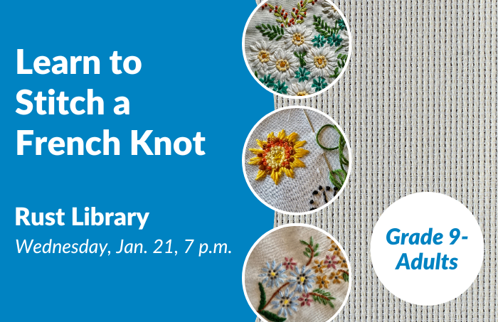 Learn to Stitch a French Knot